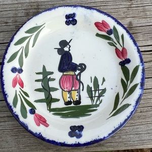 Blue Ridge Southern Potteries Hand Painted Plate 4”